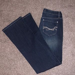 Nine West vintage bootcut dark blue jeans